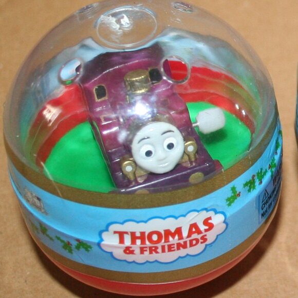 Vtg (3) Thomas & Friends Lady/Diesel/Percy Wind Up Train Eggs Figures Lot 2006 - Picture 4 of 6
